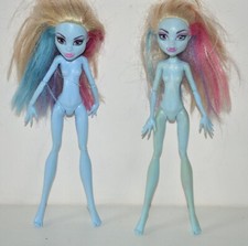 LOT 2 Poupées MONSTER HIGH ABBEY BOMINABLE MATTEL 2010 incomplètes vintage