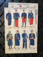 2 Planches imagerie Pont A Mousson M. Vagné Rehaussée de dorures Fin XIXÉME 🤩