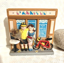 1 CARREAU DE PLÂTRE DÉCORATIF restaurant POPPIES vintage