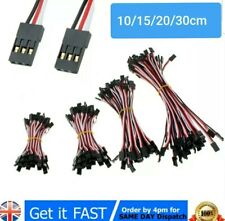 Male to Male Servo Extension Lead Cable Futaba JR Connectors 100/150/200/300mm