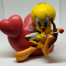 Original Tirelire Figurine Titi Résine Warner Bros Cupidon Collection Tweety