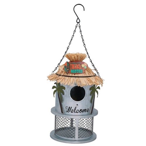 Funky metal silver tiki bar - silver,