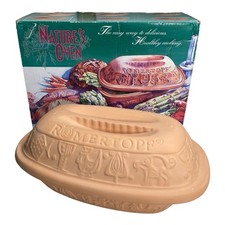 Vintage Romertopf #111 Original Clay Baker Dutch Oven Terra Cotta Unglazed Reco