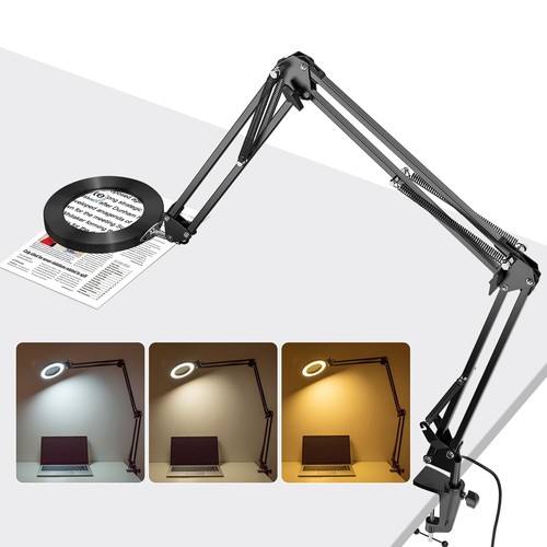 Lampe bureau loupe 10x - lampe, loupe,