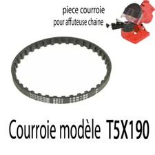 Courroie modele T5X190 pour Affûteurs de chaîne tronçonneuse affuteuse  chaine 