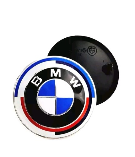 Bmw logo emblem 74mm 82mm - 2x,