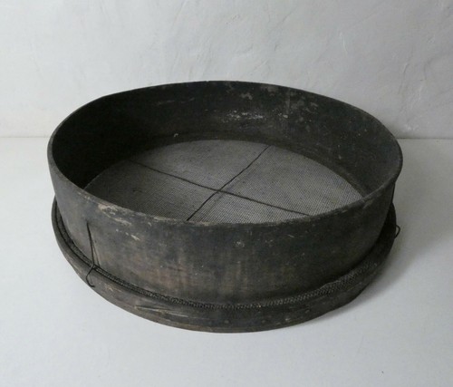 Ancien tamis bois vintage - bois,