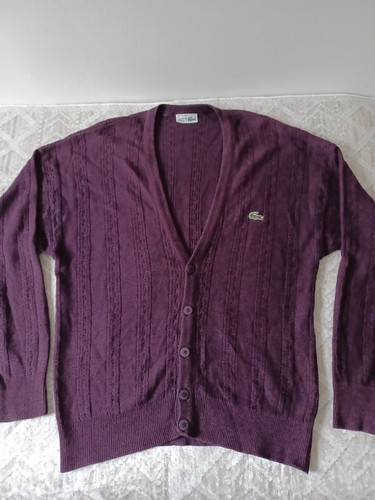 Lacoste cardigan homme maille