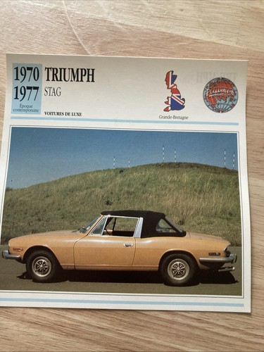 Triumph stag 1970 - triumph, 1977