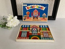 725⚜️ Antique Wooden Set Building Blocks Building Blocks Vintage