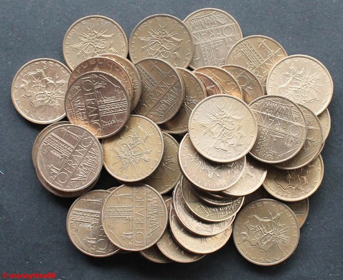 France lot 40 pièces 10 - lot,