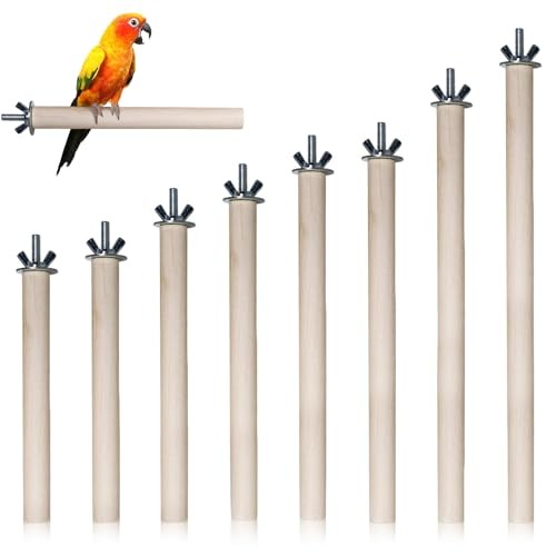 8pcs perchoir oiseaux - perchoir,