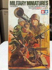 1/35 TAMIYA 35086 : FIGURINES US ARMY ARMES LOURDES GUN AND MORTAR TEAM SET