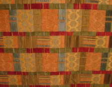Marocain Patchwork Ocre Brun