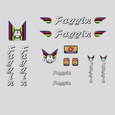 Faggin bicycle decals