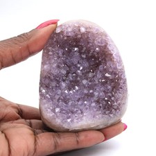 Petite Géode Améthyste Brésil : Authenticité Garantie 310gr 85mm Brésil