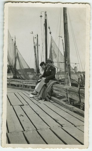Photo ancienne bateau pêche - photo,