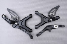 Paire de Platines / Commandes Reculées AVDB Noir BMW S1000 RR / S1000RR 2025 - X