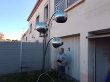 Ancienne Lampadaire type ARCO  RAAK  vintage  1970