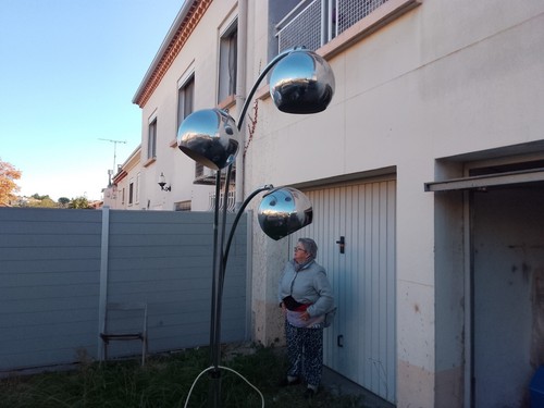 Ancienne lampadaire type arco - lampadaire,