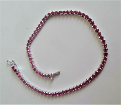 Bracelet tennis blanc - de, or