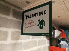 Ancienne plaque tôle émaille