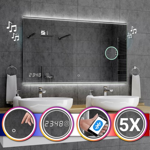Miroir salle bain lumineux - salle, de