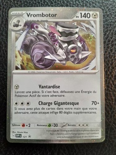Carte pokemon vrombotor 121 - pokemon,