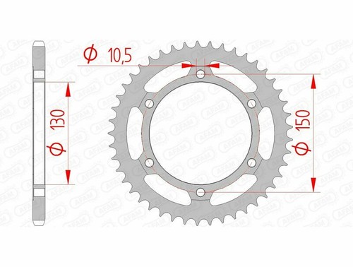 Couronne 520 afam honda fmx - couronne,