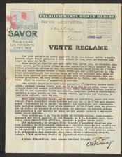 PARIS (I°) JAM & JAR APPARATUS FACTORY "Ets. S. HEBERT / SAVOR"