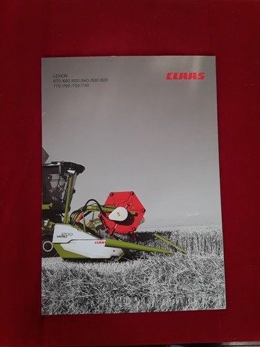 Rare prospectus brochure claas - rare,