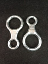 Paire 8 huit ancien descendeur SIMOND escalade corde CHAMONIX montagne varappe