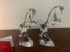 Baccarat Crystal Prancing Horse Pair (Price of Both)