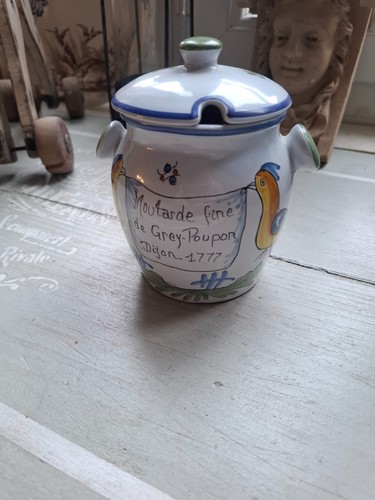 Gros pot moutarde - a,