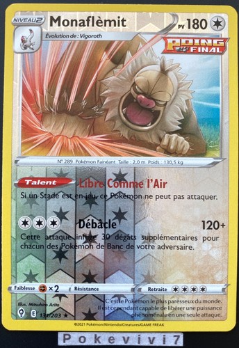 Carte pokemon monaflemit - carte,