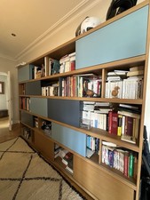 Bibliothèque en Chêne Massif