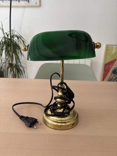 Lampe banquier vintage - de,