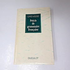 Précis de Grammaire Française Maurice-Grevisse Duculot 1995 PB French Éducation