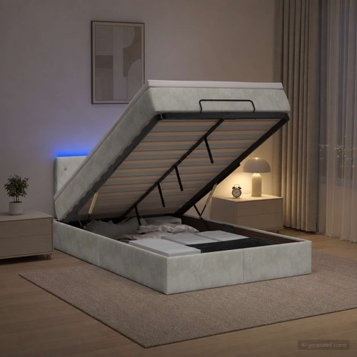 Lit coffre avec matelas - , et