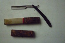 ancien rasoir coupe choux BOKER  SOLINGEN   HUGO BIEWALD