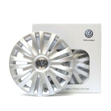 VW Golf 5 6 Touran Enjoliveurs de roue 15 pouces 4 pcs. Véritable 5K0071455