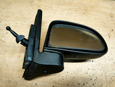 2004 HYUNDAI AMICA DRIVER SIDE MANUAL WING MIRROR BLACK 010139