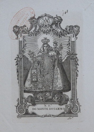 Gravure image pieuse - gravure, xviiiè