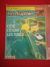 Les Inrockuptibles + 2 CD Etat neuf L'été L'étuve Les tubes
