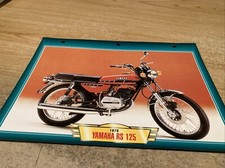 Yamaha RS125 1978 125 RS fiche carte moto passion collection Atlas