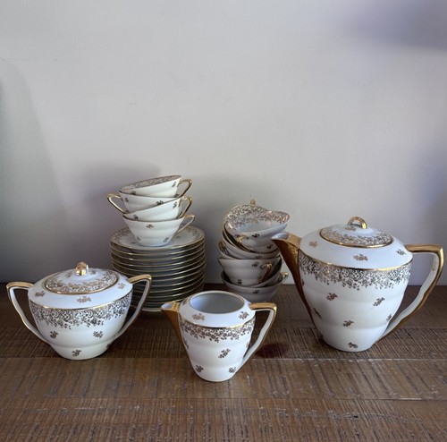Service thé porcelaine - service, en