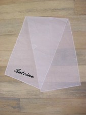 Echarpe de Baptême blanche