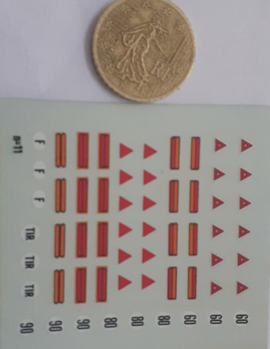 Decals décalcomanie plaque - decals,