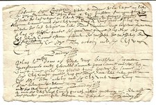 Saint Jean d'Angely (17) Reconnaissance 1625 pour des boisseaux de froment.