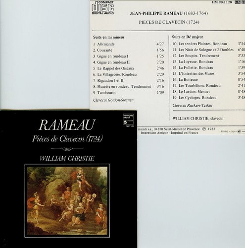 Rameau pièces clavecin - rameau,